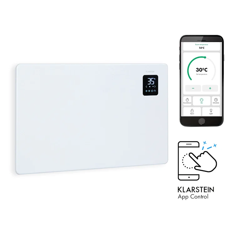 سرویس بخاری برقی هوشمند کلارشتاین آلمان مدل klarstein Bansin Smart 1500 - توان 1500 وات